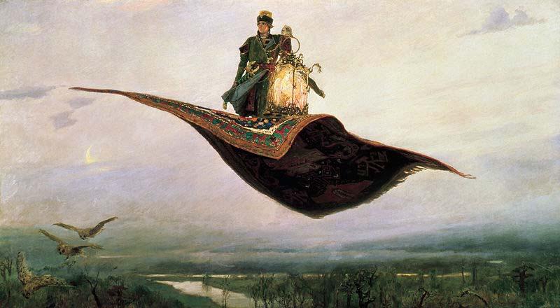 Viktor Vasnetsov Flying Carpet 1880